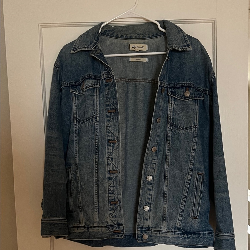 Madewell Oversized Blue Denim Jacket